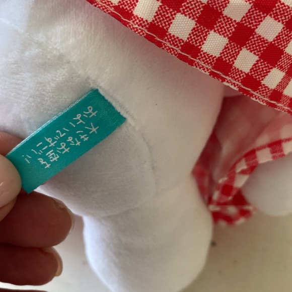 Hello Kitty Plush Doll Red Gingham Skirt and Bow. NEW - Picture 4 of 10